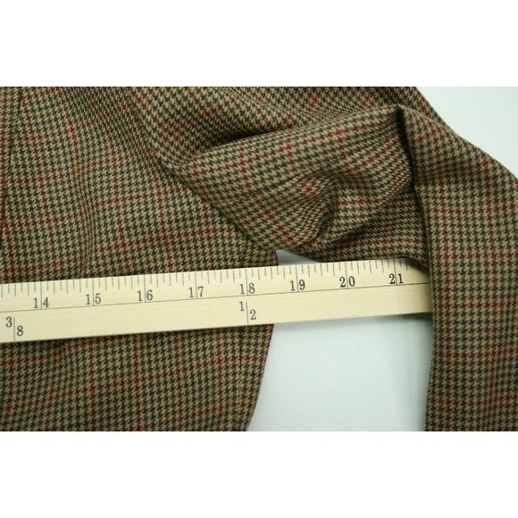Pendleton Blazer Jacket plaid 100% Virgin Wool - Picture 10 of 10